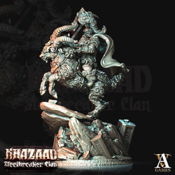 3D Printed Archvillain Games Khazaad Steelbreaker Clan - Steelbreaker Warriors Ram Riders 28mm 32mm D&D (Online Only)