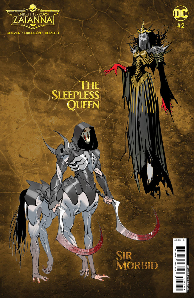 Knight Terrors Zatanna #2 (Of 2) D 1:25 Dan Mora Card Stock Variant (08/08/2023) Dc (ONLINE ORDER ONLY)