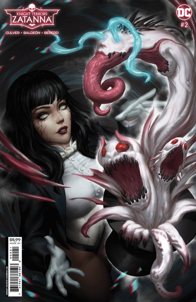 Knight Terrors Zatanna #2 (Of 2) B Kendrick Kunkka Lim Card Stock Variant (08/08/2023) Dc (ONLINE ORDER ONLY)