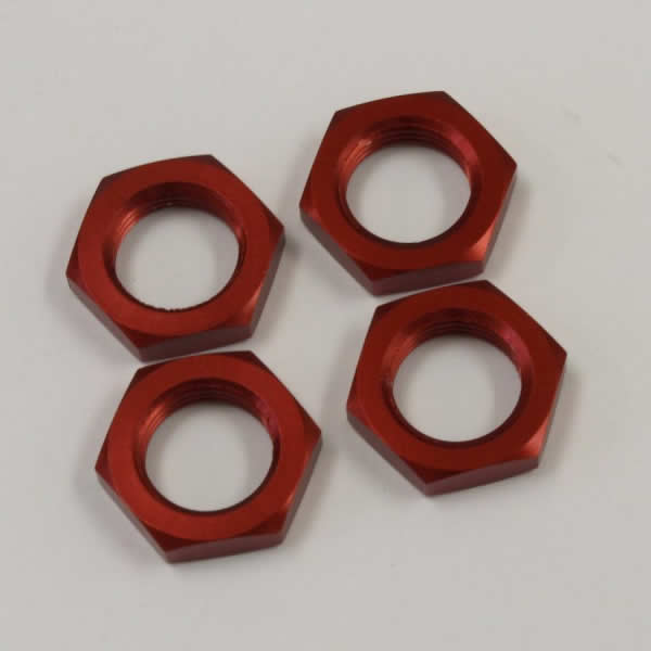 KYOIF222RPA Wheel Nut Red 11mm Inner X 17mm Outer Kyosho (ONLINE ORDER ONLY)