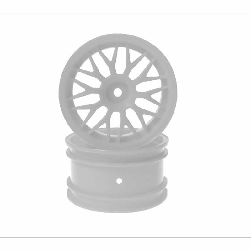 KYOW6064PA Rear White Mesh Wheels Size 56 Kyosho Parts (ONLINE ORDER ONLY)