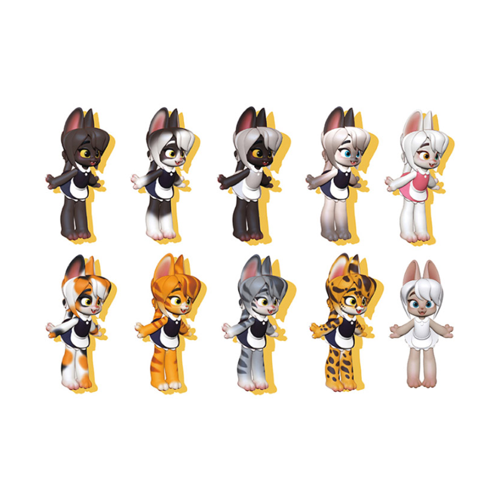 KONGZOO: Maid Cat Series - 1 Blind Box Figure (ONLINE ORDER ONLY)