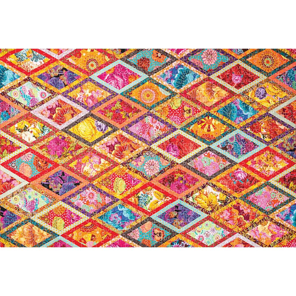 Kaffe Fassett's Diamond Quilt 1000 Piece Jigsaw Puzzle C&T