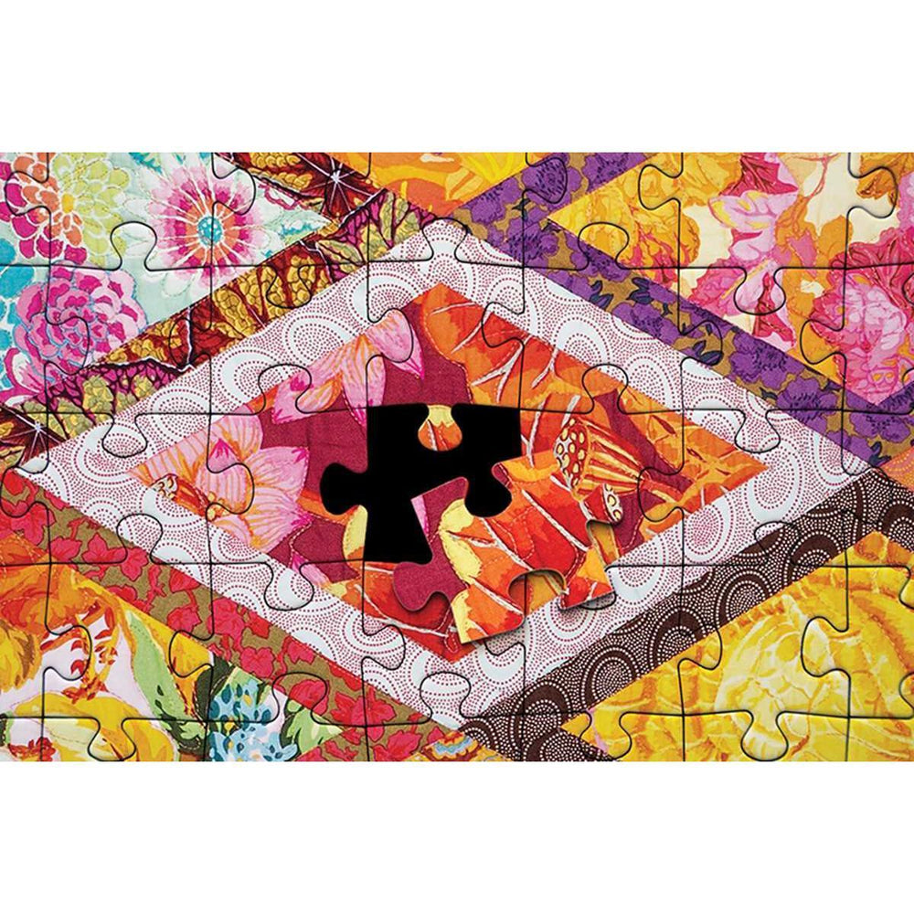 Kaffe Fassett's Diamond Quilt 1000 Piece Jigsaw Puzzle C&T