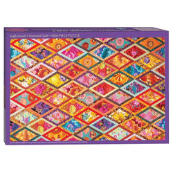 Kaffe Fassett's Diamond Quilt 1000 Piece Jigsaw Puzzle C&T