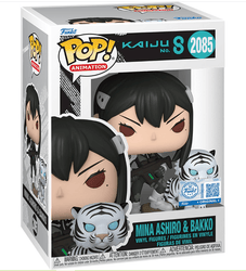 Kaiju No. 8 Mina Ashiro & Bakko Funko Pop! Vinyl Figure and Buddy #2085 - Entertainment Earth Exclusive with Funko Protector (ONLINE ORDER ONLY)