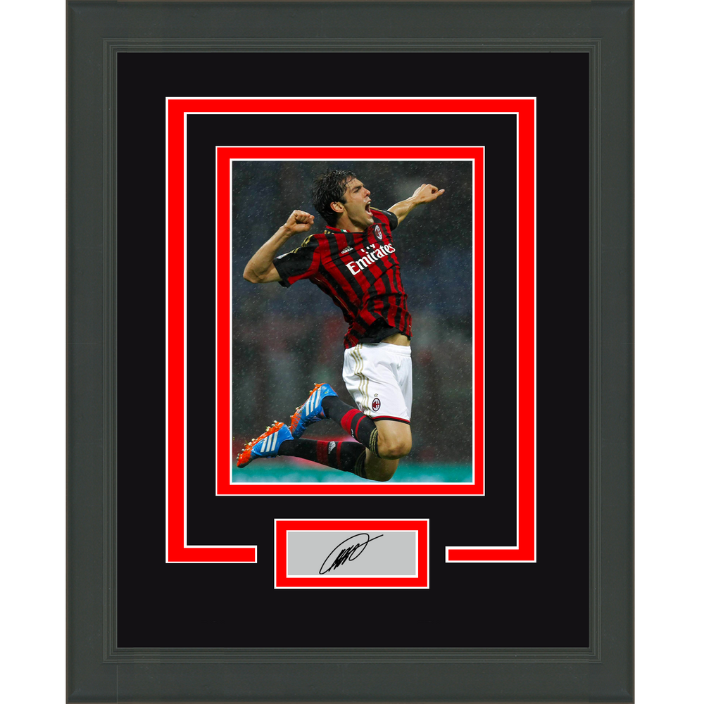 Framed Kaka Facsimile Laser Engraved Signature Auto AC Milan 11x14 Soccer Futbol Photo (ONLINE ORDER ONLY)