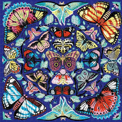 Kaleido-Butterflies 500 Piece Jigsaw Puzzle Mudpuppy (ONLINE ORDER ONLY)