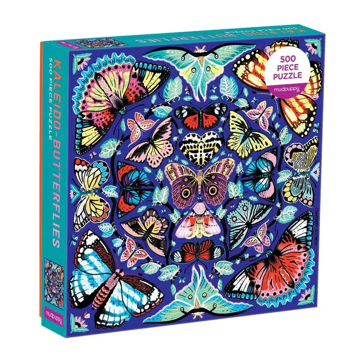 Kaleido-Butterflies 500 Piece Jigsaw Puzzle Mudpuppy (ONLINE ORDER ONLY)