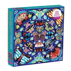 Kaleido-Butterflies 500 Piece Jigsaw Puzzle Mudpuppy (ONLINE ORDER ONLY)