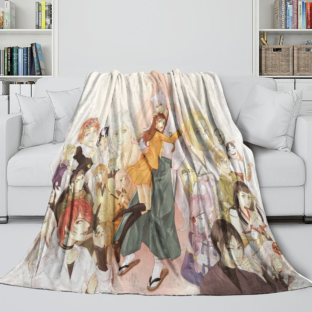 Kamisama Kiss Blanket Flannel Fleece Throw Room Decoration (Online Order Only)