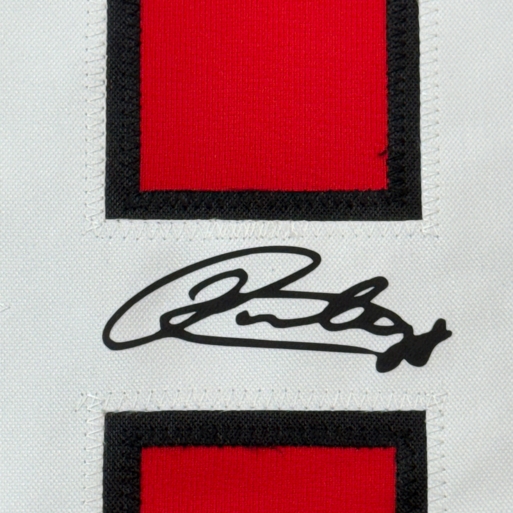 Framed Facsimile Autographed Patrick Kane 35x39 Chicago Red Reprint Laser Auto Hockey Jersey (ONLINE ORDER ONLY)