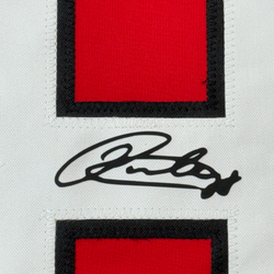 Framed Facsimile Autographed Patrick Kane 35x39 Chicago Red Reprint Laser Auto Hockey Jersey (ONLINE ORDER ONLY)