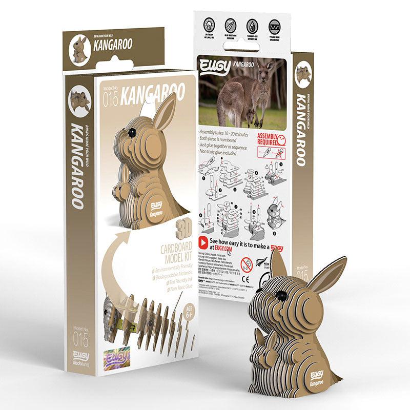Kangaroo 3D Cardboard Model Kit Eugy (ONLINE ORDER ONLY)