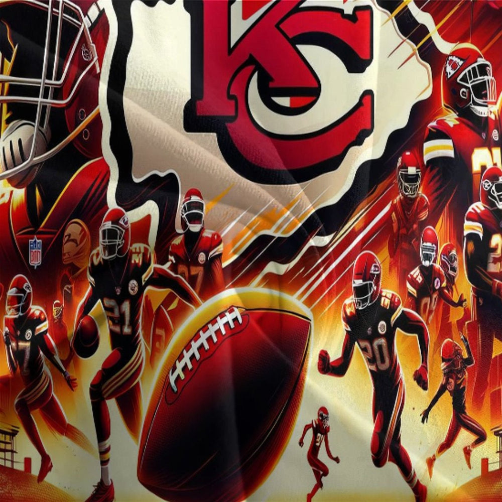 Kansas City Chiefs Bedding Set Duvet Cover Without Filler (Online Order Only)