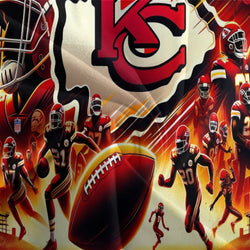 Kansas City Chiefs Bedding Set Duvet Cover Without Filler (Online Order Only)