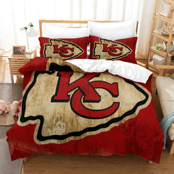 Kansas City Chiefs Bedding Set Duvet Cover Without Filler (Online Order Only)