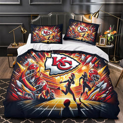 Kansas City Chiefs Bedding Set Duvet Cover Without Filler (Online Order Only)
