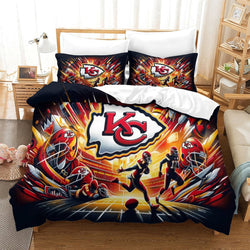 Kansas City Chiefs Bedding Set Duvet Cover Without Filler (Online Order Only)
