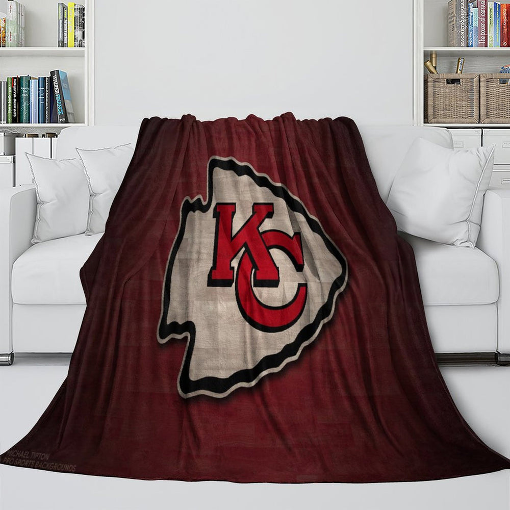 Kansas City Chiefs Blanket Flannel Fleece Throw (Online Order Only)