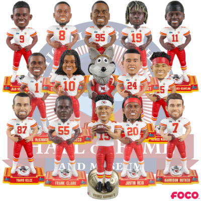 Kansas City Chiefs Super Bowl LVII 57 Champions Bobbleheads (ONLINE ORDER ONLY)
