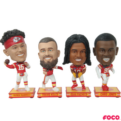 Kansas City Chiefs Super Bowl LVIII 58 Champions Bobbleheads (ONLINE ORDER ONLY)