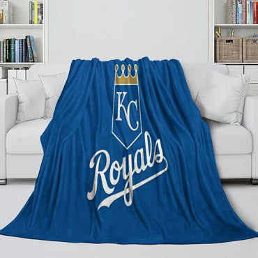 Kansas City Royals Blanket Flannel Throw Room Decoration (Online Order Only)