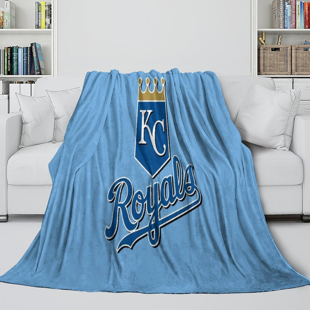 Kansas City Royals Blanket Flannel Throw Room Decoration (Online Order Only)