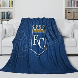 Kansas City Royals Blanket Flannel Throw Room Decoration (Online Order Only)