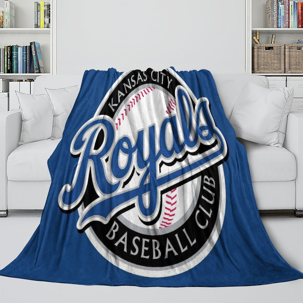 Kansas City Royals Blanket Flannel Throw Room Decoration (Online Order Only)