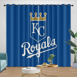 Kansas City Royals Curtains Blackout Window Drapes Room Decoration (Online Order Only)