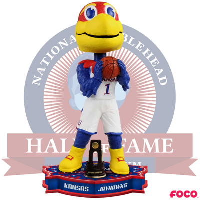 Kansas Jayhawks 2022 NCAA Men's Basketball National Champions Bobblehead (ONLINE ORDER ONLY)