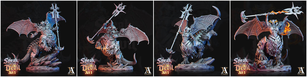 3D Printed Archvillain Games Kartaroth Speak of the Devil Act I 28 32mm D&D (Online Only)