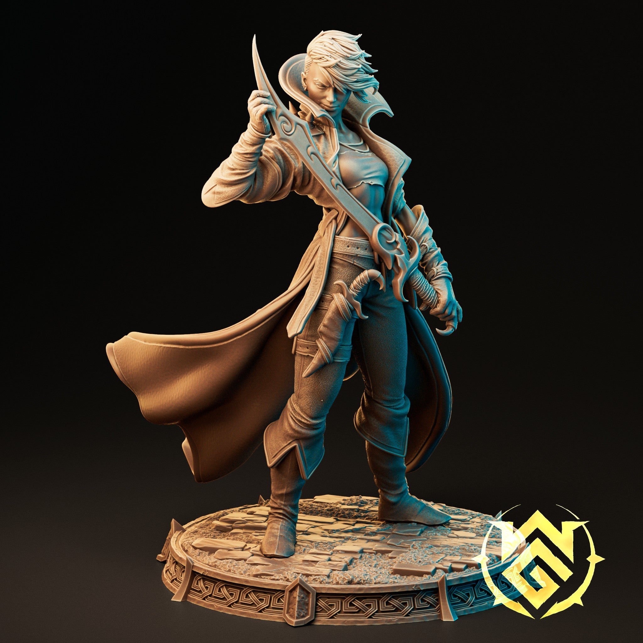 Black Lotus Katerina – Fantasy Rogue Miniature & Bust (ONLINE ORDER ONLY)