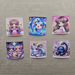 Kawaii Zodiac Stickers (ONLINE ORDER ONLY)