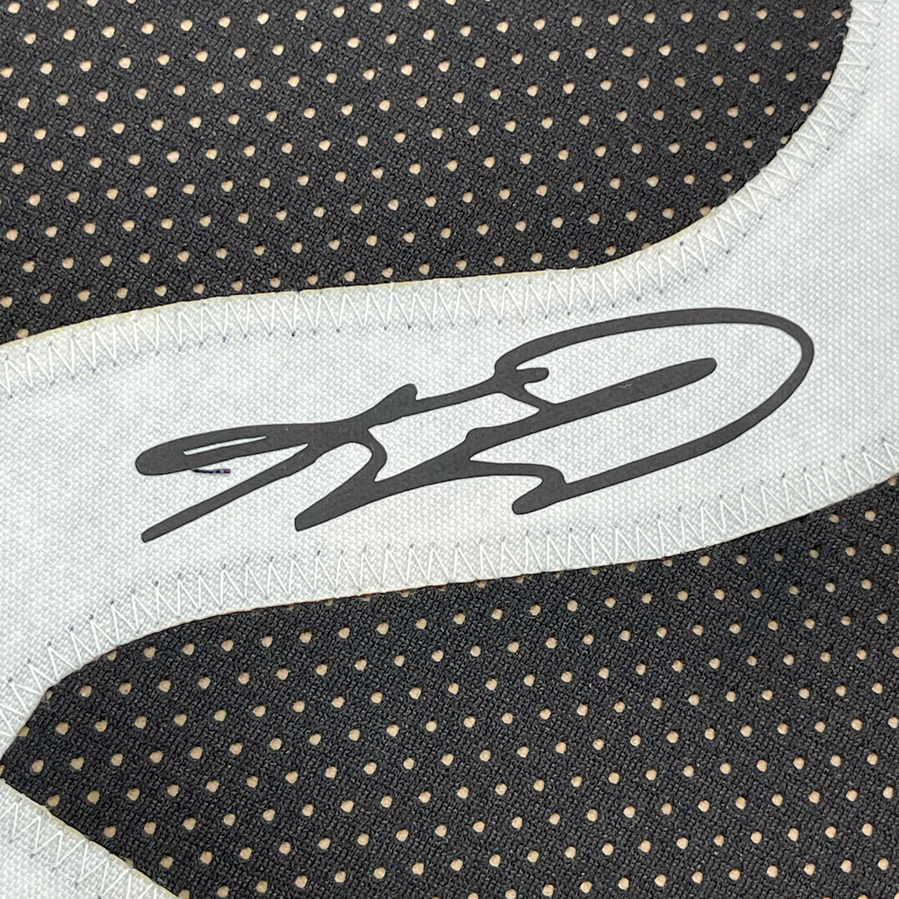 Framed Facsimile Autographed Kawhi Leonard 35x39 Toronto Black Reprint Laser Auto Basketball Jersey (ONLINE ORDER ONLY)