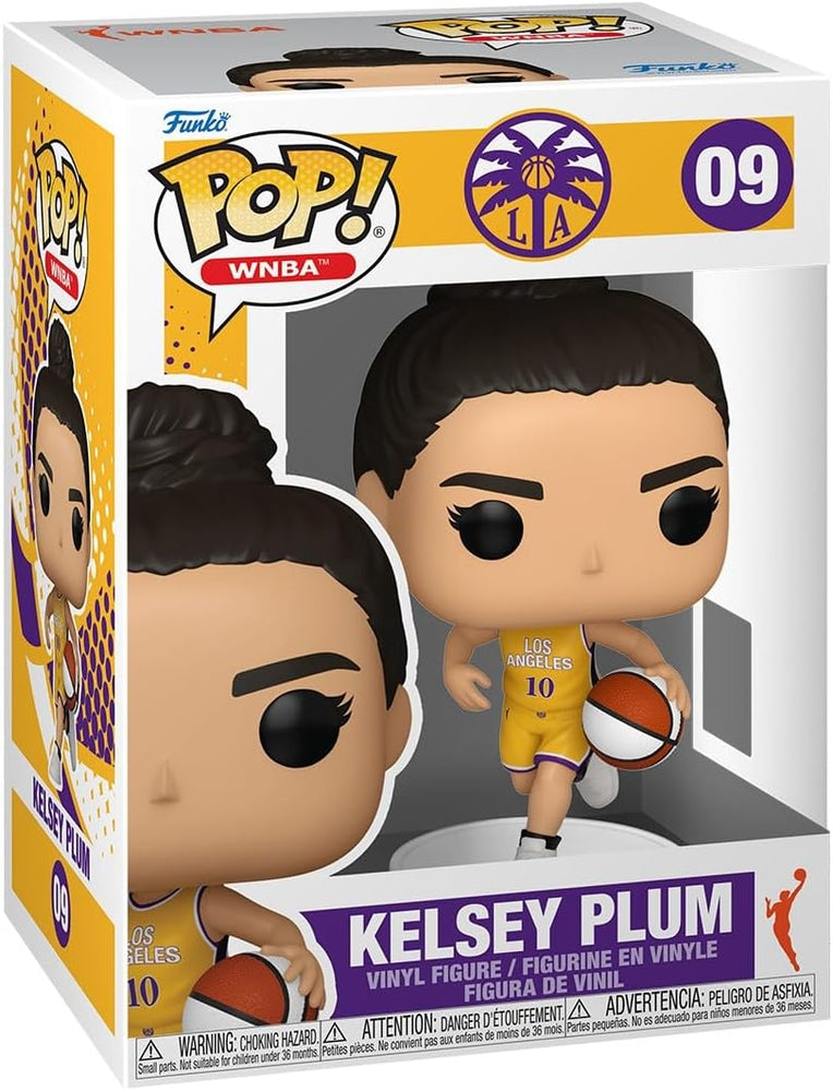 Funko Pop! WNBA Los Angeles Sparks Kelsey Plum Vinyl Figure #09 with Funko Protector