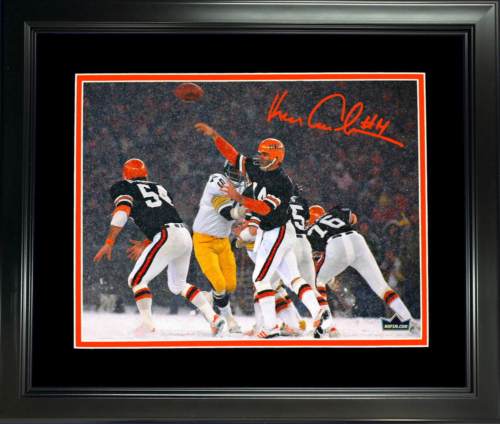 Framed Ken Anderson Cincinnati Bengals Facsimile Laser Engraved Signature Auto 11"x14" Football Photo HOFSM Holo (ONLINE ORDER ONLY)