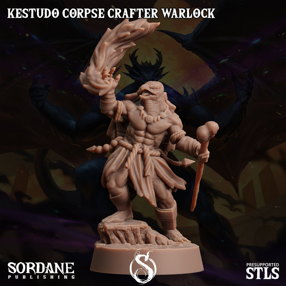 3D Printed Sordane Publishing Kestudo Corpse Crafter Warlock Monster Mayhem II 28 32mm D&D (Online Only)