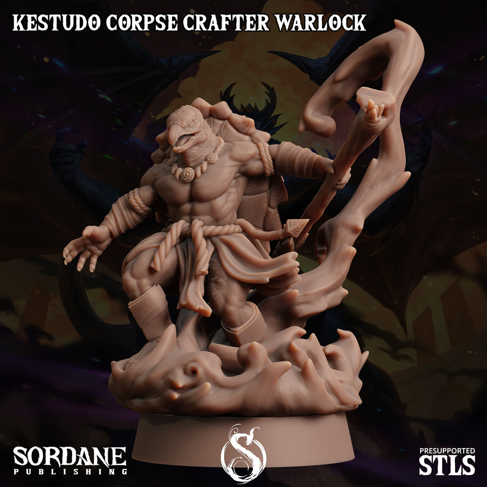 3D Printed Sordane Publishing Kestudo Corpse Crafter Warlock Monster Mayhem II 28 32mm D&D (Online Only)