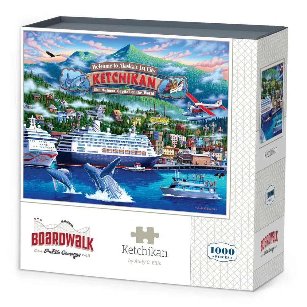 Ketchikan 1000 Piece Jigsaw Puzzle Boardwalk (ONLINE ORDER ONLY)