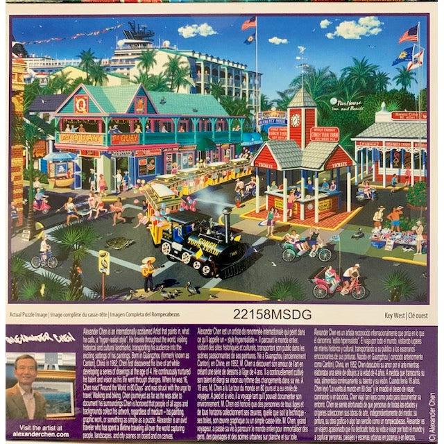 Key West by Alexander Chen 500 Piece Jigsaw Puzzle Sure Lox (ONLINE ORDER ONLY)