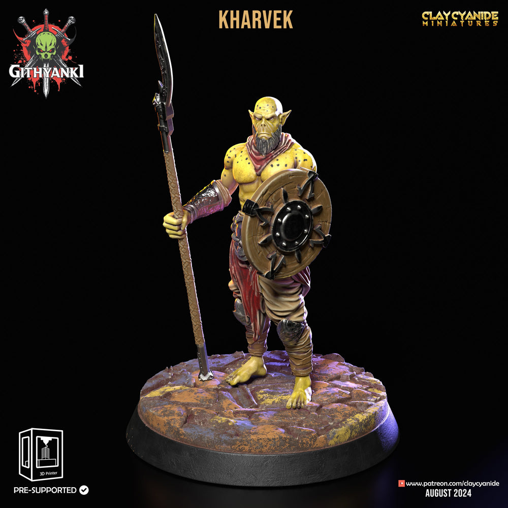 3D Printed Clay Cyanide Githyanki Warriors Set 28 32 mm D&D (Online Only)