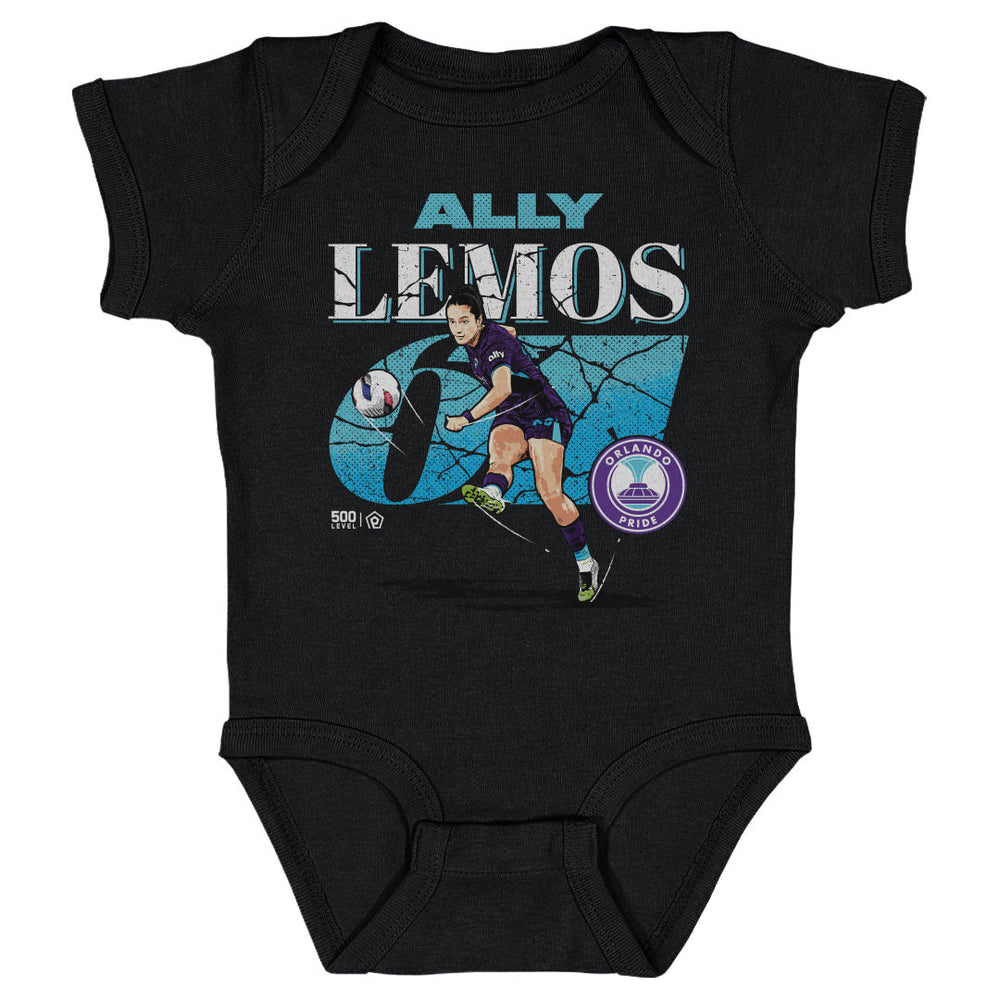 Ally Lemos Orlando Pride Cracked Number WHT (ONLINE ORDER ONLY)