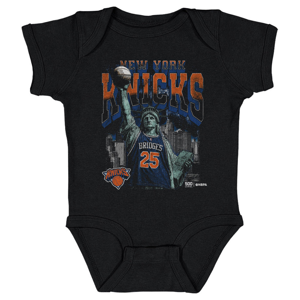 Mikal Bridges New York Knicks Statue Of Liberty WHT (ONLINE ORDER ONLY)