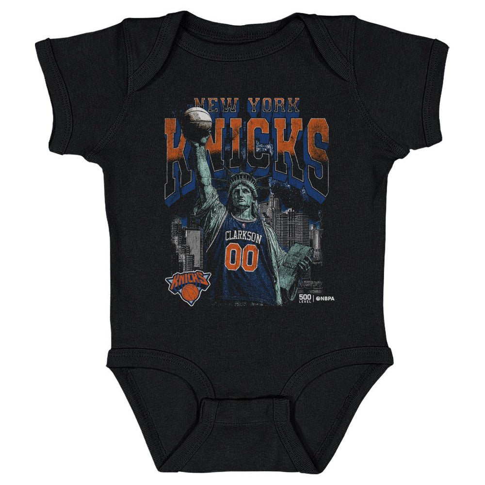Jordan Clarkson New York Knicks Statue Of Liberty WHT (ONLINE ORDER ONLY)
