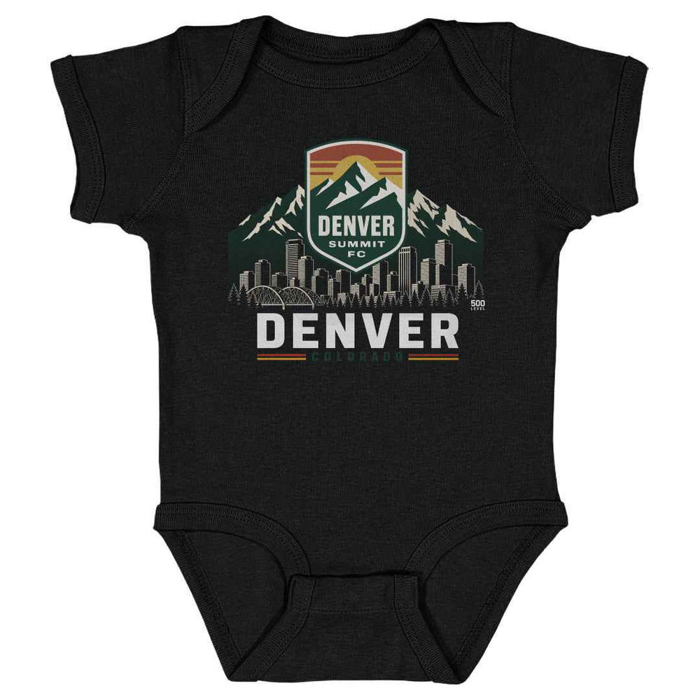Denver Summit FC Skyline Logo WHT