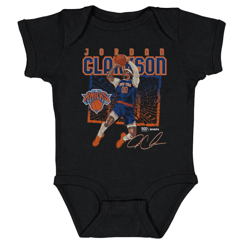 Jordan Clarkson New York Knicks Shattered WHT (ONLINE ORDER ONLY)