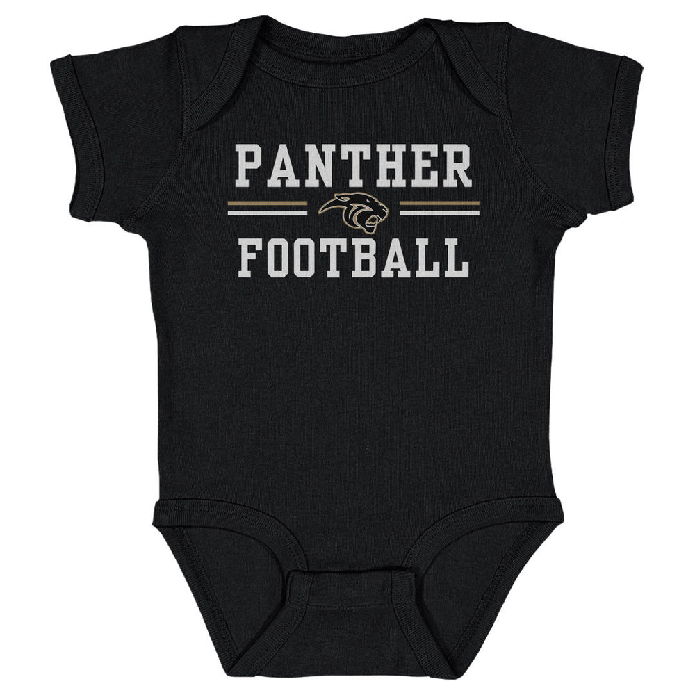 Plano East Crown Trio Panther Football Bar Lines WHT (ONLINE ORDER ONLY)