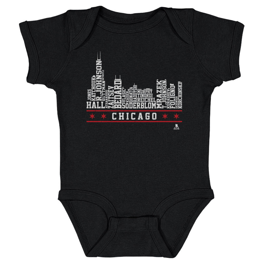 Chicago Hockey Roster Skyline 23 WHT (ONLINE ORDER ONLY)